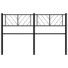 Tête de lit métal noir 150 cm 