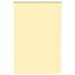 Store enrouleur occultant jaune largeur du tissu 141,6 cm 