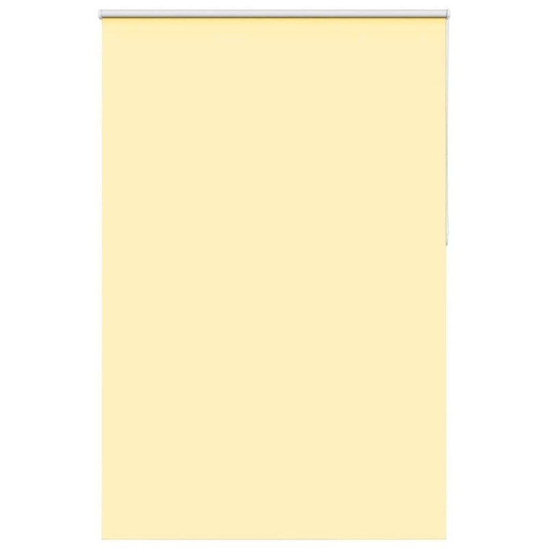 Store enrouleur occultant jaune largeur du tissu 141,6 cm 