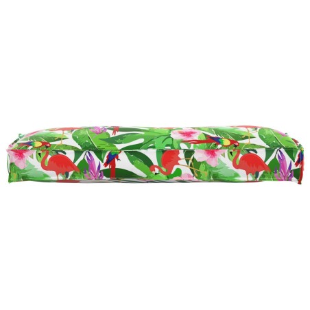 Coussin de palette pour dos tropical jungle 120x40x12 cm en tissu Oxford 
