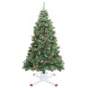 Support de sapin de Noël blanc 61x61x15,5 cm 