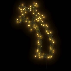 Décoration lumineuse météore de Noël avec piquets 115 LED 89 cm 