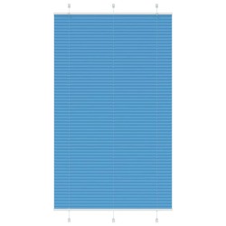 Store plissé bleu 120x200 cm largeur du tissu 119,4cm polyester 