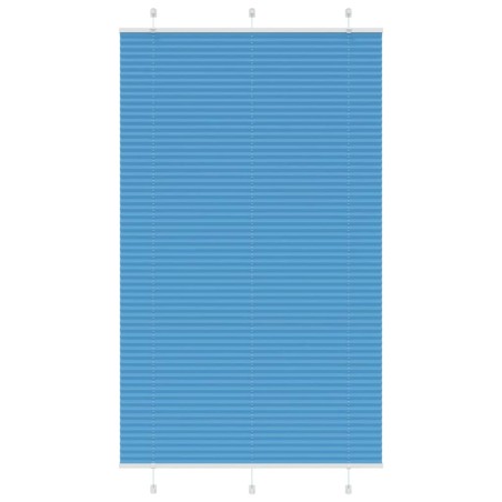 Store plissé bleu 120x200 cm largeur du tissu 119,4cm polyester 