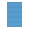 Store plissé bleu 120x200 cm largeur du tissu 119,4cm polyester 