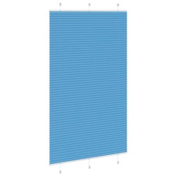 Store plissé bleu 120x200 cm largeur du tissu 119,4cm polyester 