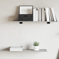 Étagères murales 4 pcs sonoma gris 80x20x1,5 cm bois ingénierie 