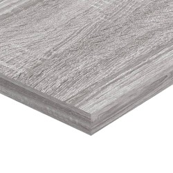 Étagères murales 4 pcs sonoma gris 80x20x1,5 cm bois ingénierie 