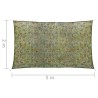 Filet de camouflage avec sac de rangement 2x5 m Vert 