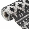 Tapis à tissage plat d'extérieur 115x170 cm Gris foncé 