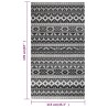Tapis à tissage plat d'extérieur 115x170 cm Gris foncé 