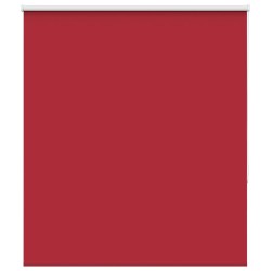 Store enrouleur occultant rouge largeur du tissu 121,6 cm 
