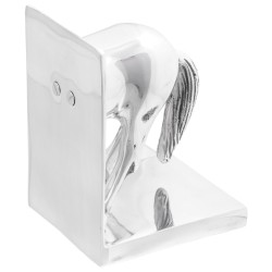 Serre-livres2 pcs Argent 11x14x25 cm Aluminium Cheval 