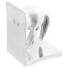 Serre-livres2 pcs Argent 11x14x25 cm Aluminium Cheval 