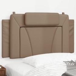 Coussin de tête de lit cappuccino 100 cm similicuir 