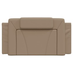 Coussin de tête de lit cappuccino 100 cm similicuir 