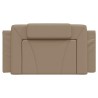 Coussin de tête de lit cappuccino 100 cm similicuir 