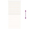Store zèbre beige marbré largeur du tissu 110,9 cm polyester 
