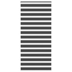 Store zèbre noir 115x230 cm largeur du tissu 110,9 cm polyester 