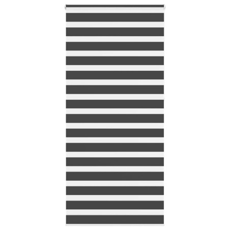 Store zèbre noir 115x230 cm largeur du tissu 110,9 cm polyester 