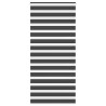 Store zèbre noir 115x230 cm largeur du tissu 110,9 cm polyester 
