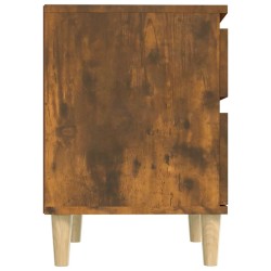 Table de chevet Chêne fumé 40x35x50 cm 