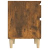 Table de chevet Chêne fumé 40x35x50 cm 