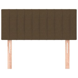 Tête de lit Marron Foncé 90x5x78/88 cm Tissu 