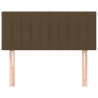 Tête de lit Marron Foncé 90x5x78/88 cm Tissu 