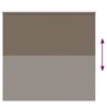 Store enrouleur occultant café 145x175cm largeur du tissu 