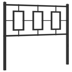 Tête de lit métal noir 100 cm 