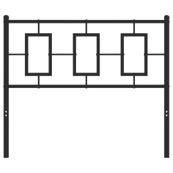 Tête de lit métal noir 100 cm 