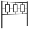Tête de lit métal noir 100 cm 