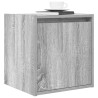 Table de chevet murale sonoma gris 38x34x40 cm 