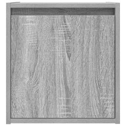 Table de chevet murale sonoma gris 38x34x40 cm 