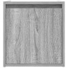 Table de chevet murale sonoma gris 38x34x40 cm 