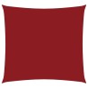 Voile de parasol tissu oxford carré 3x3 m rouge 