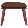 Repose-pied Marron 45x29,5x35 cm Similicuir 