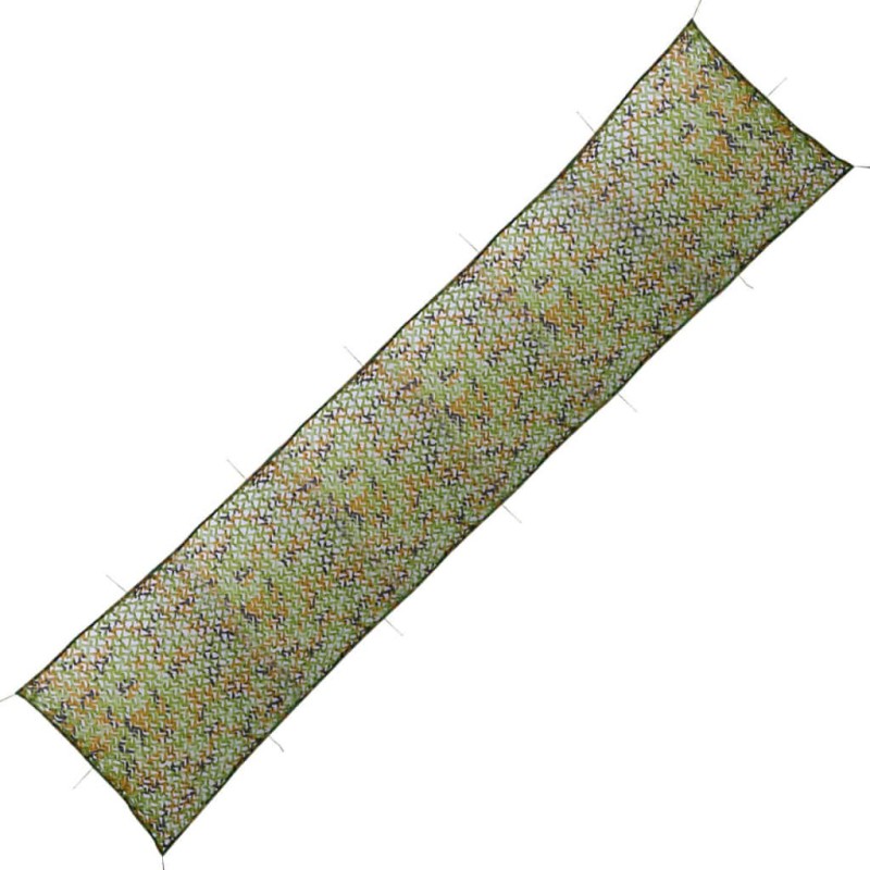 Filet de camouflage avec sac de rangement 1,5 x 10 m 