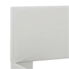 Cadre de lit avec LED sans matelas blanc 180x200 cm 