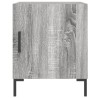 Table de chevet sonoma gris 40x40x50 cm bois d'ingénierie 