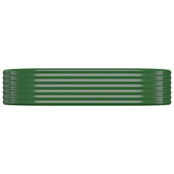 Lit surélevé de jardin Acier enduit de poudre 175x100x36cm Vert 