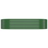 Lit surélevé de jardin Acier enduit de poudre 175x100x36cm Vert 