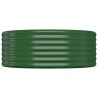 Lit surélevé de jardin Acier enduit de poudre 175x100x36cm Vert 