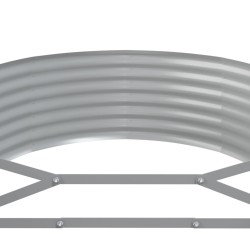 Lit surélevé de jardin Acier enduit de poudre 175x100x36cm Vert 