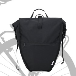 Sac de vélo pour porte-bagages 25 L Noir 32.5x17x57 cm 