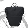 Sac de vélo pour porte-bagages 25 L Noir 32.5x17x57 cm 