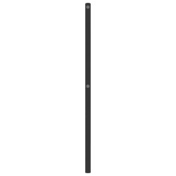 Tête de lit métal noir 140 cm 