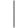 Tête de lit métal noir 140 cm 