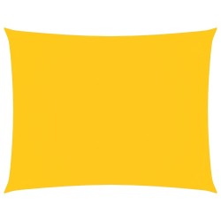 Voile de parasol tissu oxford rectangulaire 2,5x4 m jaune 